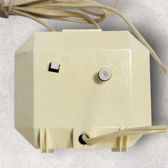 Vintage Electric Westclox Alarm Clock Octagon Model 22090-22540 White MCM Works - Picture 3 of 6